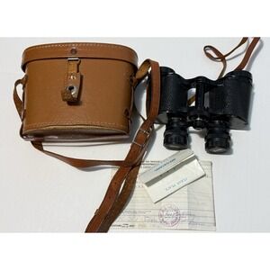 Vintage Japan  Binoculars Range  w/ Case Military Cold War BLEMISH